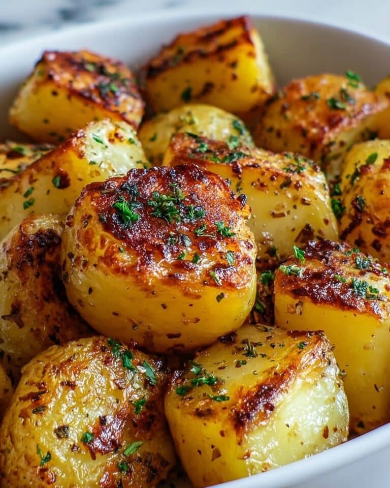 Creamy Garlic Parmesan Potatoes Recipe