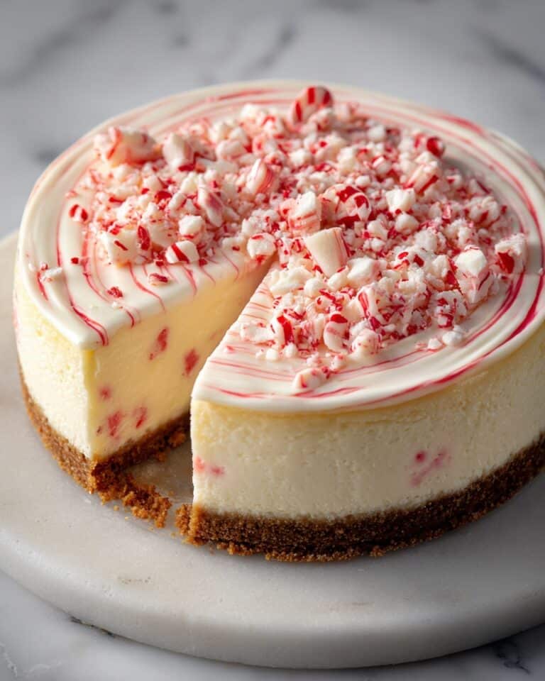 White Chocolate Peppermint Cheesecake Recipe