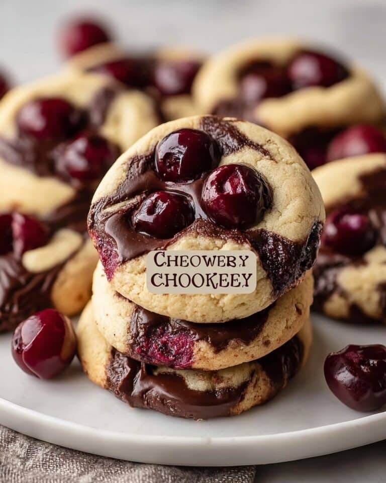 Chewy Cherry Chocolate Chip Cookies with Mocha Chips Recipe