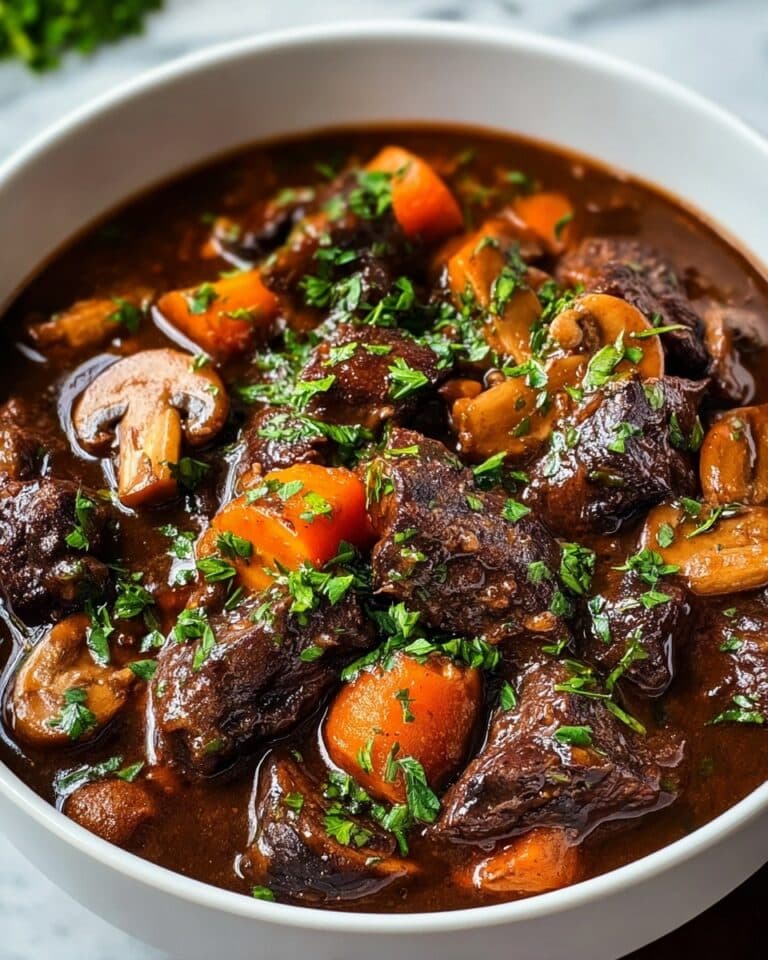 Slow Cooker Beef Bourguignon Recipe