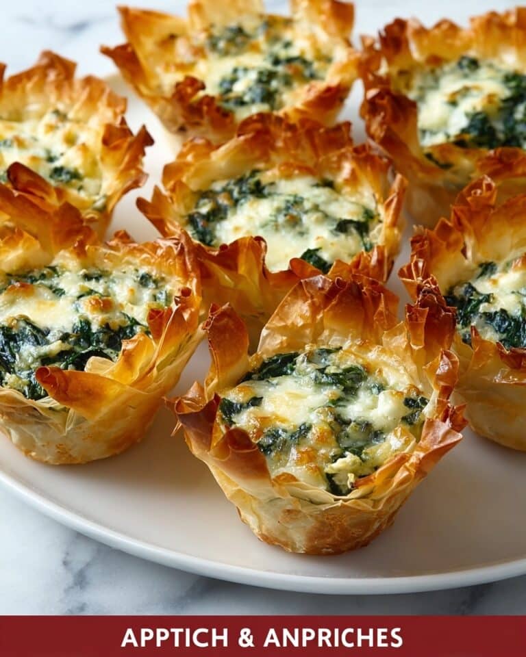 Spinach and Artichoke Dip Cups Recipe
