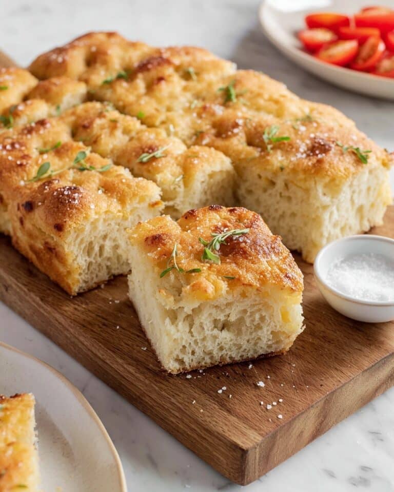 Garlic Parmesan Focaccia Bread Recipe