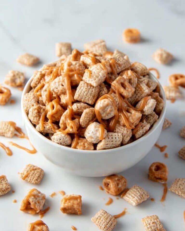 Salted Caramel Muddy Buddies Recipe
