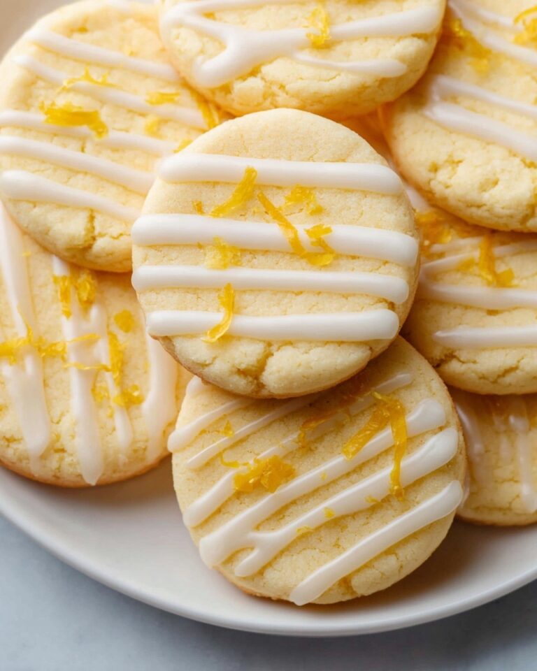 Meyer Lemon Shortbread Cookies Recipe