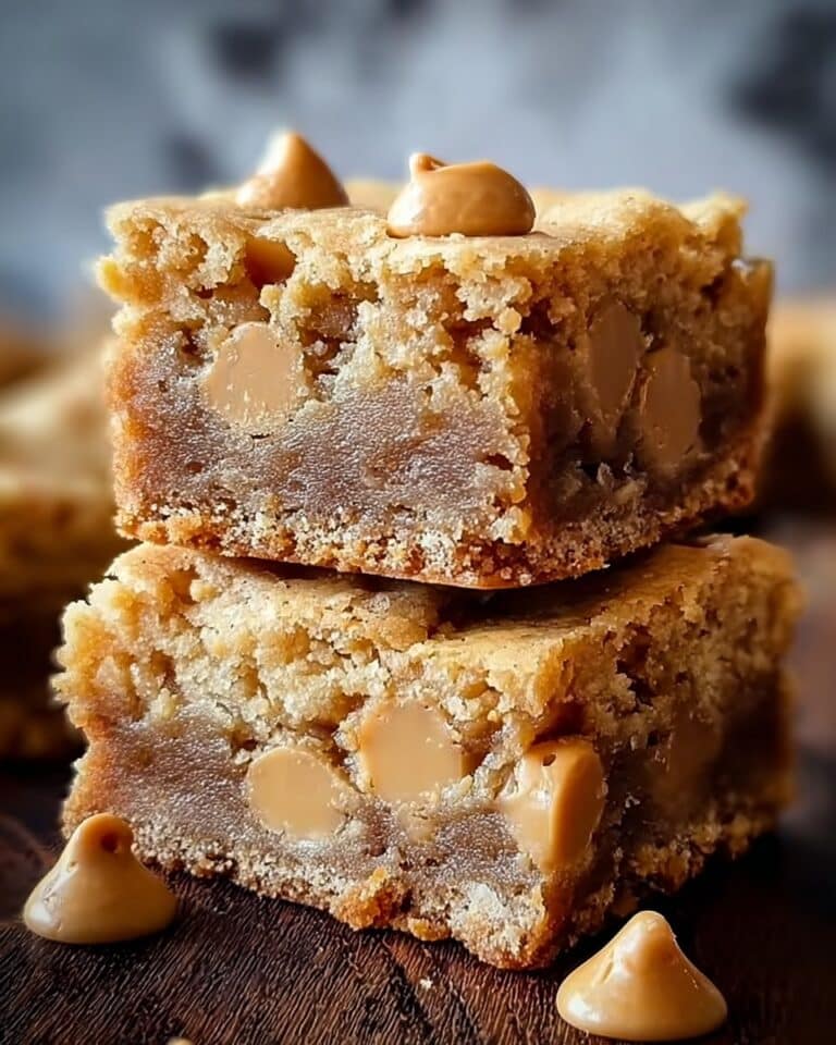 Irresistibly Chewy Butterscotch Toffee Cookie Bars Recipe