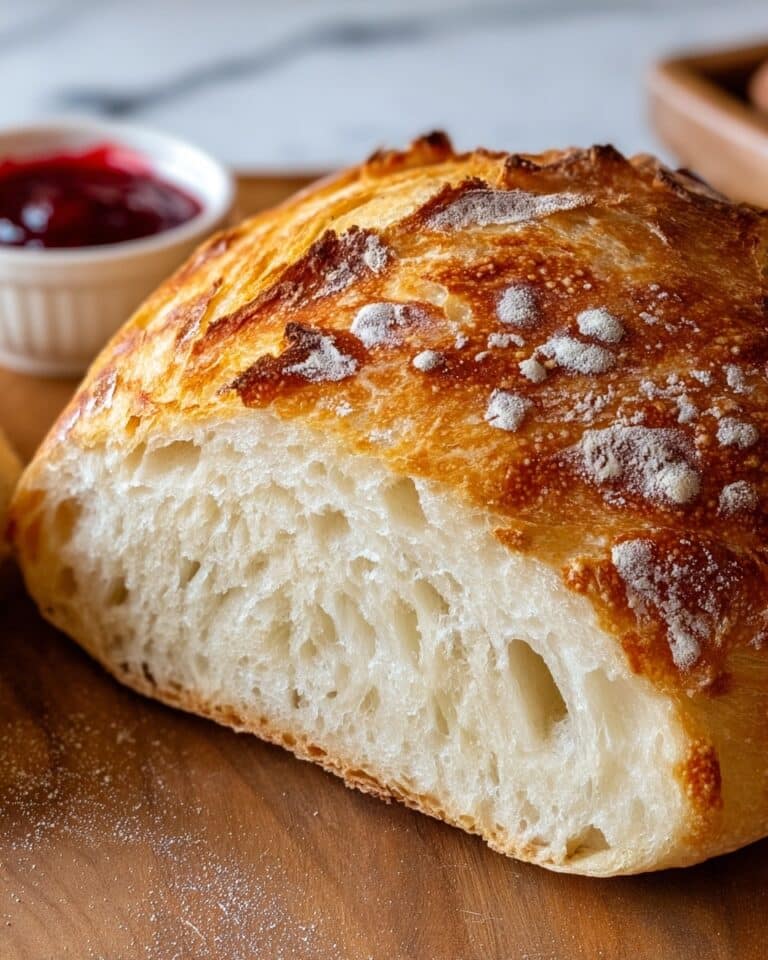 Easy Dutch Oven No-Knead Bread Recipe