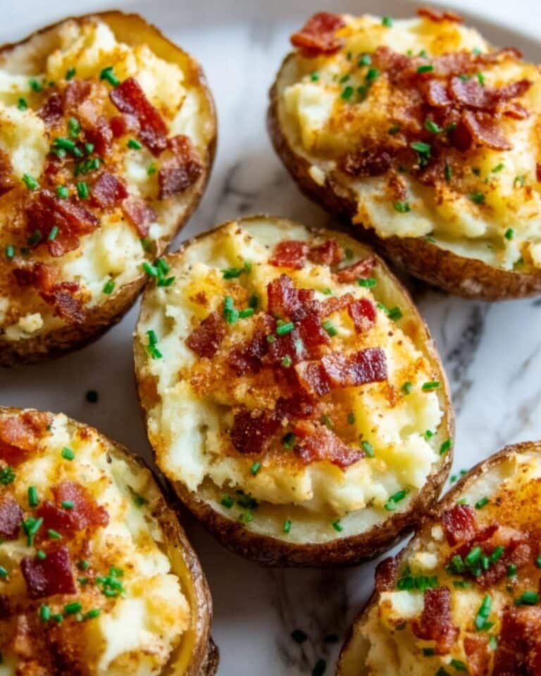 Twice Baked Loaded Breakfast Potatoes Recipe