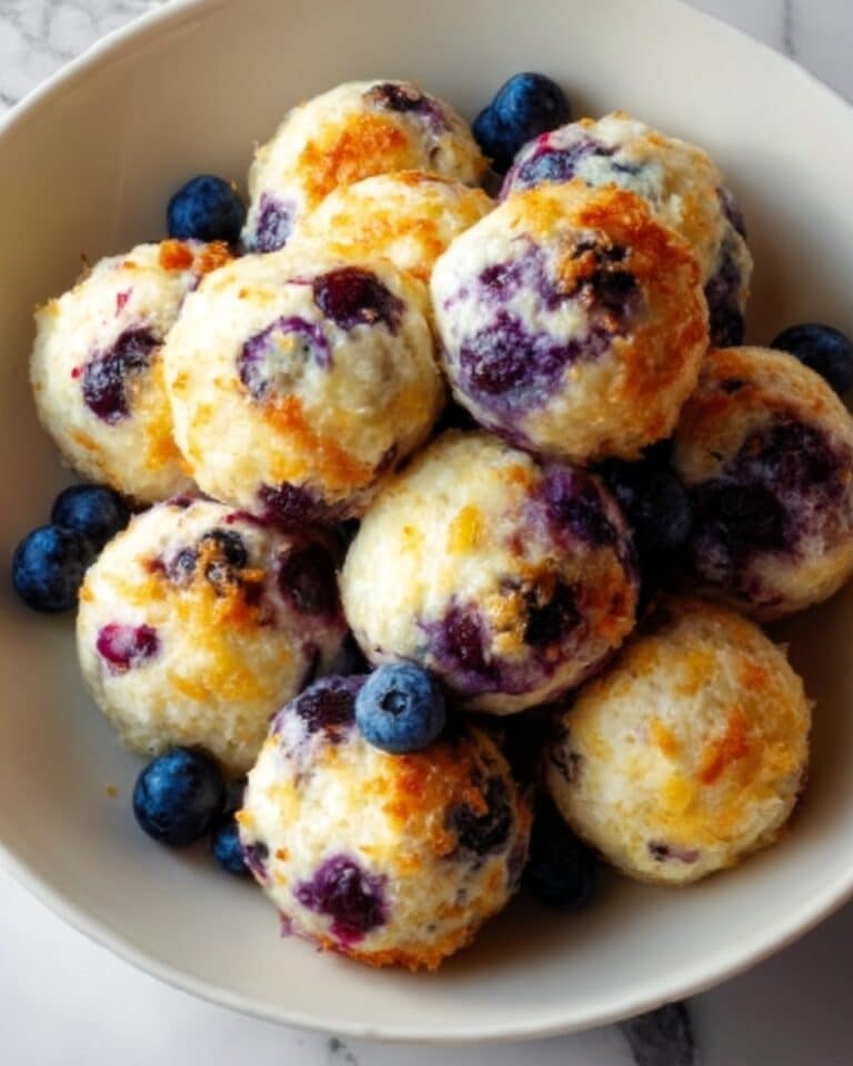 Lemon Blueberry Cottage Cheese Protein Bites Recipe