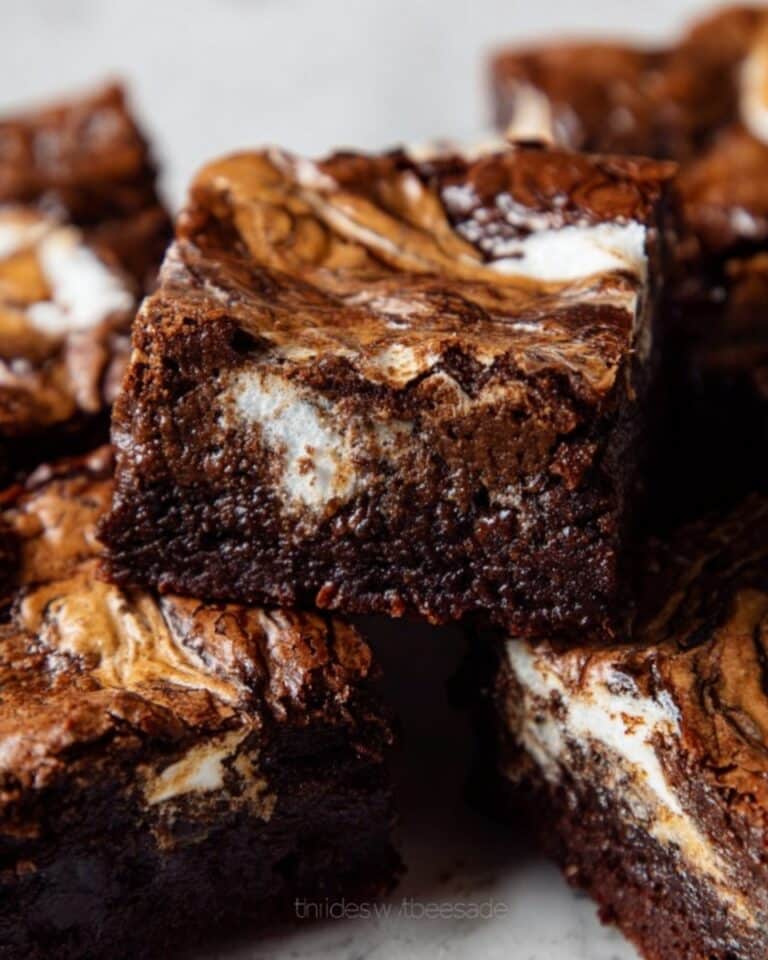 Marshmallow Peanut Butter Brownies Recipe
