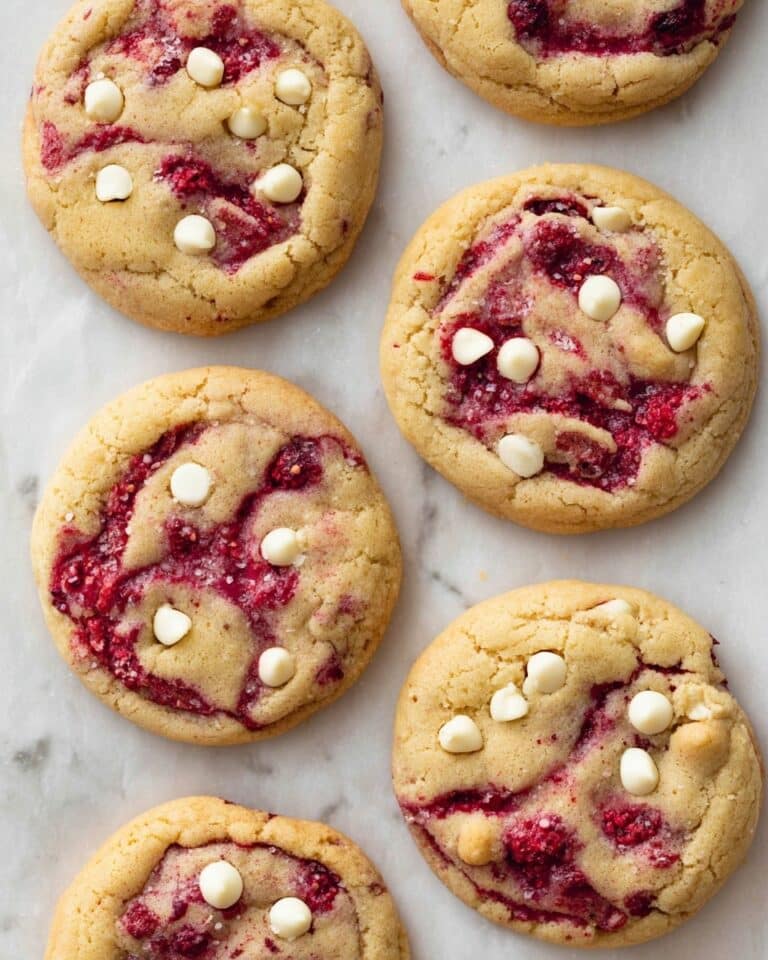 White Chocolate Raspberry Cookies Recipe