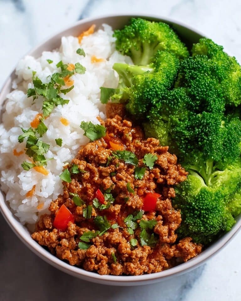 Sweet and Spicy Ground Turkey Broccoli Bowls Recipe