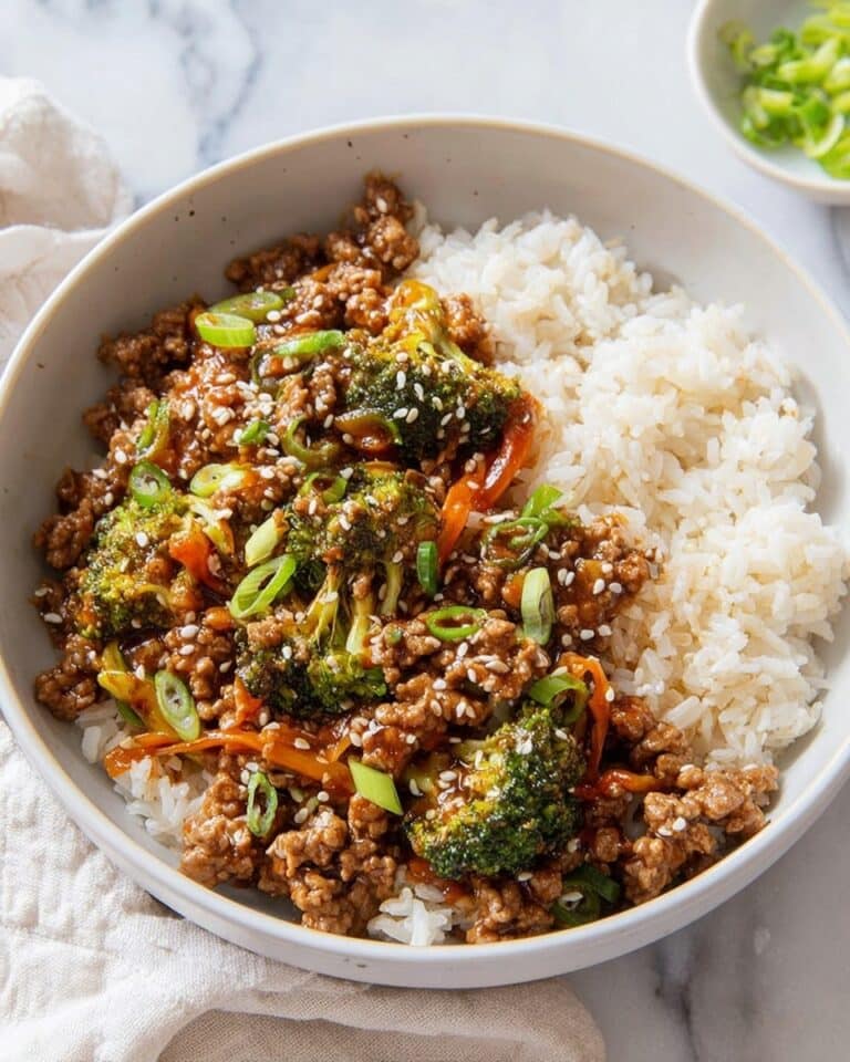 Healthy Ground Turkey Teriyaki Rice Bowl Recipe