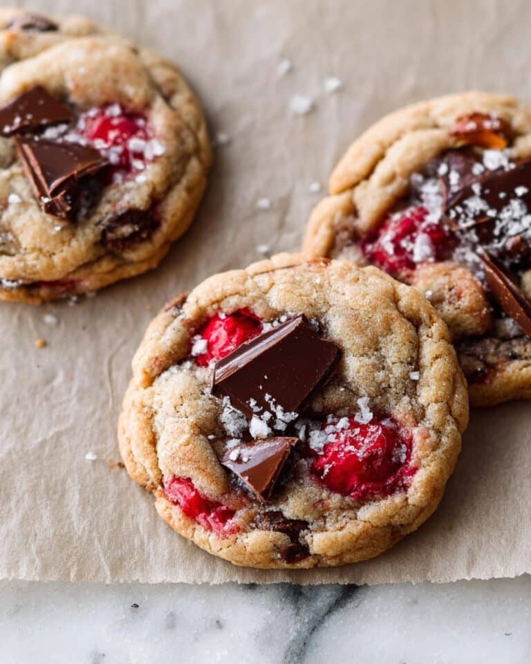 Cherry & Almond Chocolate Chip Cookies Recipe